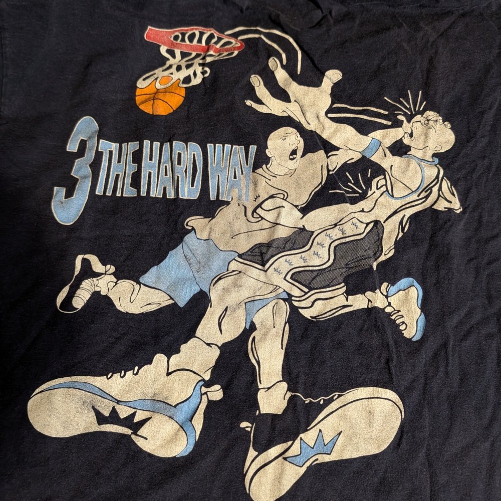 Vintage Expressions Black and Blue Basketball Tee